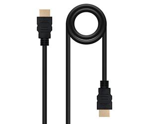 Nanocable 10.15.1700 - Cable HDMI V1.4 Alta Velocidad/HEC, A/M-A/M, Negro, 1 m
