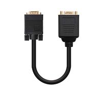 Nanocable Bifurcador VGA 20cm Negro - Cable