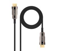 Cable HDMI Nanocable 2.0 AOC 4K@60Hz 18Gbps 15m Negro