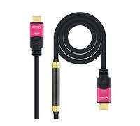 Nanocable Cable HDMI V2.0 4K@60Hz 18Gbps con Repetidor Macho/Macho 30m Negro
