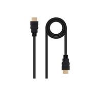 Nanocable 10.15.3802. Longitud del cable: 2 m, Conector 1: HDMI Tipo A (Estándar), Género del conector 1: Macho, Conector 2: HDMI