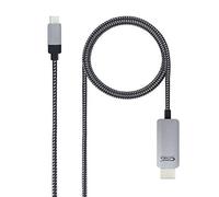 Cable Nanocable Conversor Usb Tipo C A Hdmi Usb Tipo C/Mhdmi/M Negro 1.8 M