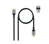 Nanocable Cable HDMI 2.1 UHD 8K Macho-Macho 1,5 m Oro Negro Certificado