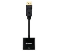 NANOCABLE 10.16.0602 - Conversor displayport a SVGA, DP/M-SVGA/H, Color Negro, 15cm