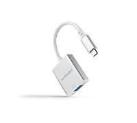NANOCABLE 10.16.4101 - Conversor USB-C a VGA (USB-C/M-VGA/H), Color Blanco
