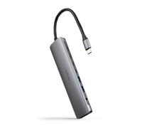 Hub coolbox usb - c 8 en 1 conversor usb - c 3.1 a 2xusb - a 3.0 + 3xusb - c 3.0 + usb - c pd + hdmi 4k@60hz + audio jack 3.5 al