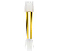 Nanocable Cable Duplicador de Alimentación CPU 4 Pines Hembra a 4+4 Pines Macho 15cm