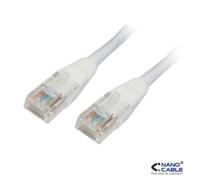 Nanocable Cable de red RJ45 UTP 10.20.0110-W Cat.5 10 m Blanco