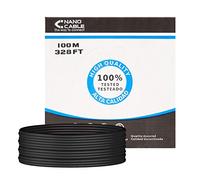Nanocable Bobina de cable de red 10.20.0302-EXT-BK RJ45 UTP Cat.5e AWG24 Exterior 100 m Negro