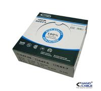 Nanocable Bobina de cable de red Cat5e U/UTP AWG24 flexible Gris 100 m