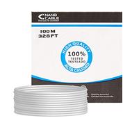 NanoCable 10.20.0702 - Cable de red Ethernet rigido RJ45 Cat.5E FTP AWG24, Gris, bobina de 100mts