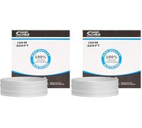 Nanocable 10.20.0702-FLEX - Cable de red Ethernet flexible RJ45 Cat.5E FTP AWG24, Gris, bobina de 100mts (Paquete de 2)