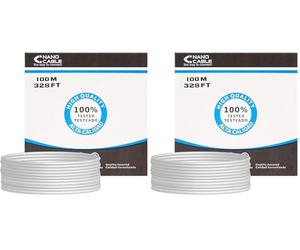Nanocable 10.20.0702-FLEX - Cable de red Ethernet flexible RJ45 Cat.5E FTP AWG24, Gris, bobina de 100mts (Paquete de 2)