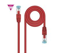 Cable de Red NanoCable RJ45 LSZH CAT.7 600MHZ SFTP AWG26 1 M Rojo