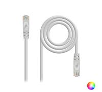 Nanocable 10.20.1800-W - Cable de Red Ethernet RJ45 LSZH Cat.6A UTP, AWG24, 100% Cobre, Libre de halógenos, Blanco, latiguillo de 0.5mts