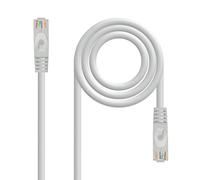 Nanocable cable de red latiguillo rj45 lszh cat.6a utp awg24, gris, 1.