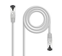 Nanocable cable de red latiguillo cat.8.1 2ghz lszh sstp awg26, gris,
