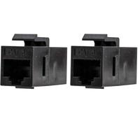 NANOCABLE 10.21.0501 - Empalme para cable de red Ethernet RJ45 para panel de parcheo o roseta, hembra-hembra, Cat.6, UTP (Paquete de 2)
