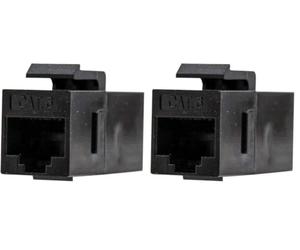 NANOCABLE 10.21.0501 - Empalme para cable de red Ethernet RJ45 para panel de parcheo o roseta, hembra-hembra, Cat.6, UTP (Paquete de 2)
