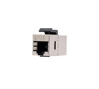 Empalme RJ45 Nanocable Cat.6 STP metálico blindado RoHS hembra/hembra
