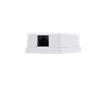 NANOCABLE 10.21.1001 - Roseta de superficie RJ45 con 1 toma de conexión Cat.5E UTP, blanco