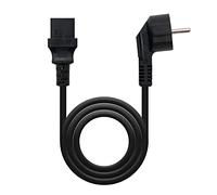 NANOCABLE 10.22.0102-L2 - Cable de Alimentación para CPU, CEE7 Macho a C12 Hembra, Color Negro, 2 m
