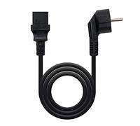 OEM AC-EU-C13 Netzkabel - CEE7-Stecker (männlich) - C13-Buchse (weiblich) - AWG18-Leiter - 5 m - Farbe: Schwarz