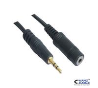 Nanocable 10.24.0201 cable de audio 1,5 m 3,5mm negro