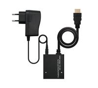 Nanocable hdmi duplicador v1.3 1x2 con alim. y pigtail 50 cm