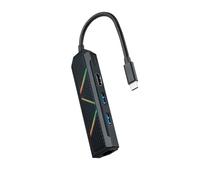 Nanocable 5 En 1 Hub Usb-C 3.0 Con 2x Usb-A 3.0, 1x Usb-C Pd, 1x Hdmi, 1x Rj45 - Carcasa De Aluminio - Cable De 0.15m