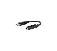 Nanocable Adaptador Audio USB-C/M a Jack/H, Negro