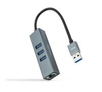 Nanocable adaptador de red usb 3.0 a ethernet gigabit 10/100/1000 mbps + 3 puertos usb 3.0