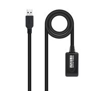 Nanocable - Alargador 5 m USB 3.0 Superspeed con amplificador A/M-A/H 5Gbps