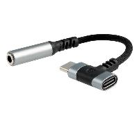 Cable Adaptador Nanocable USB-C a Jack 3.5mm y USB-C de Carga