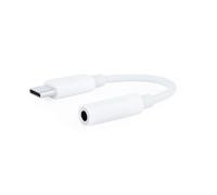 Nanocable Cable Adaptador Audio USB-C Macho a Jack 3.5mm Hembra 11cm Blanco