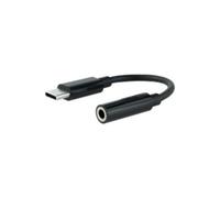 Nanocable cable adaptador audio usb-c/m a jack 3.5/h, 11 cm, negro