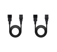 NANOCABLE Cable ALIM. CPU, C13/H-C14/M, 3.0 M (Paquete de 2)