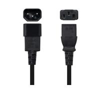 Nanocable cable alimentación cpu, c13/h-c14/m, negro, 3.0m
