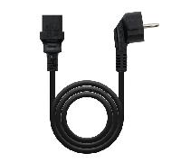 NANOCABLE Cable alimentacion CPU, CEE7/M-C13/H, negro, 10m