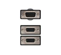 Spliter VGA Macho - 2x VGA Hembra - Nanocable