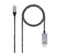 Nanocable Cable conversor USB-C/M a DP/M 1.8 m