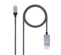 Nanocable 10.15.5002 adaptador de cable de vídeo 1,8 m USB Tipo C DisplayPort Al
