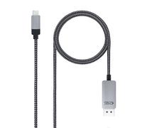 Nanocable Cable Conversor USB-C Macho a DisplayPort Macho 1.8m Negro