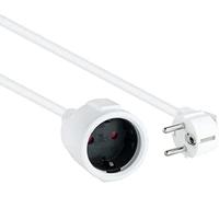 Nanocable Cable alargador de corriente 10.22.0603-W Schuko hembra - Schuko macho 3 m blanco