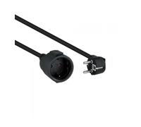 Nanocable Cable de Alimentación Alargador, Negro, 5 m