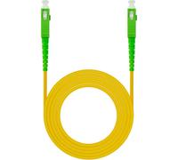 Nanocable Cable de Fibra Óptica SC/APC Monomodo G657A2 3m Amarillo