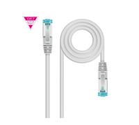 Nanocable - Latiguillo de red Cat7 600MHz S/FTP PIMF LSZH AWG26 1 m Gris