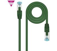 Nanocable Cable de Red RJ45 SFTP AWG26 Cat.7 25cm Verde