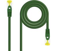 Nanocable Cable de Red Ethernet Rj45 LSZH Cat.6a SFTP AWG26 100% Cobre 2m Verde