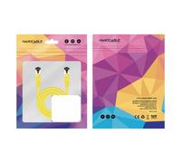 Nanocable - Cable de Red Latiguillo Cat.8.1 2GHz LSZH SSTP AWG26, Amarillo, 2 m